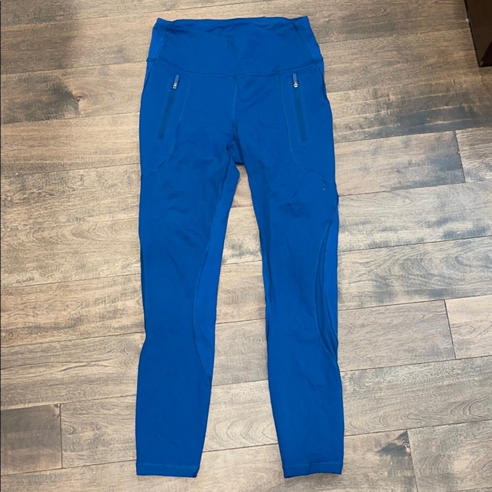 Blue Lululemon leggings